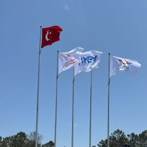 11 Metre Sonsuz Dönerli Bayrak Direği