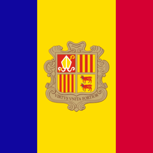 Andorra Bayrağı 100x150 cm