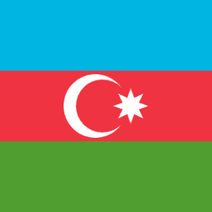 Azerbaycan Bayrağı 100x150 cm